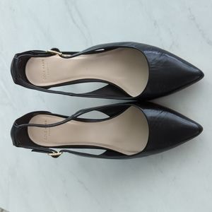 Cole Haan black slingback heels